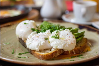 Poached Eggs on Avocado Toast